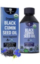 유기 블랙 Cumin 씨앗 오일-USDA-Cold Pressed –최대 6X Stronger Thymoquinone- Pure Nigella Sativa Cumin Seeds - Immune Support, Antioxidant, Calming, Skin & Hair 용 프리미엄 보충 (8.5 oz)