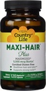 COUNTRY LIFE 비타민 Maxi-Hair Plus BIOTIN, 120 VCAP