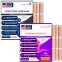 Menopause 구호 및 Melatonin 수면 패치 번들 - 2 팩 - 핫 플래시, 나이트 스웨터, 무드 스윙 구호 플러스 휴식 수면 패치 - 30 Day Supply Per Pack (60 Patches) - 미국 에 의해 만들어진 라이브 To Shine