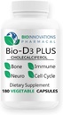Bio-D3 Plus Boron Vitamin K2 Magnesium & 아연 지원 심혈관 신경 근육 뼈 치아 Gums 면역 조직 수리 균형 호르몬 Metabolism 180 Vegan 모자