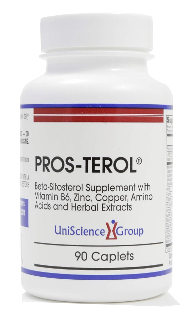 Pros-TEROL, Pumpkin Seed, Sting Nettle Root, Ginger Root, Licorice Root Extracts 90 Caplets와 900 mg 식물 Sterols와 전립선 구호