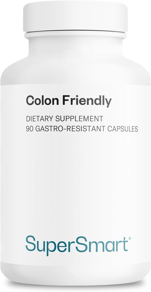 Supersmart - Colon Friendly 17 Billion CFU per Day (Probiotic) - Bowel 운동 보충제   비 GMO 및 글루텐 무료 - 90 DR 캡슐
