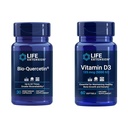 생활 연장 생물 Quercetin 면역 & 심장 건강 산화제 30의 캡슐 + 비타민 D3 5000 IU 60 Softgels