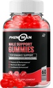 남성 Gummies를위한 Phenoman - Pheno Man Max Performance, Phenoman Advanced Formula, 근육 성장 및 전반적인 건강 지원 및 리뷰 (1 팩 - 60 Gummies)에 대한 추가 강도 자연 보충