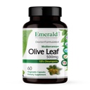EMERALD LABS 지중해 올리브 리프 500mg - 글루텐 프리, 비건 올리브 리프 추출물 - 지원 피부, 면역 및 심장 건강 - 60 야채 캡슐 (60 일 공급까지)