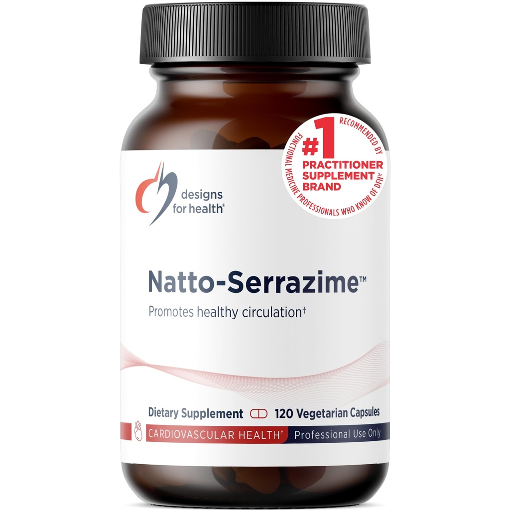 Serrapeptidase를 가진 건강 Nattokinase를 위한 디자인 - Natto-Serrazime + Proteolytic 효소 - 건강한 Circulatory 체계 + 면역력 - 비 GMO 보충교재 (120의 캡슐)를 지원하기 위하여 디자인된