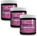 SUNBIOTICS Friendlier Flora - 아이 프리 바이오 틱 및 프로 바이오 틱 파우더 보충 5 좋은 Gut Flora, Immune 시스템, & 밸런스 Microbiome에 대한 Probiotic Strains의 억 CFUs의 5 억 CFUs와