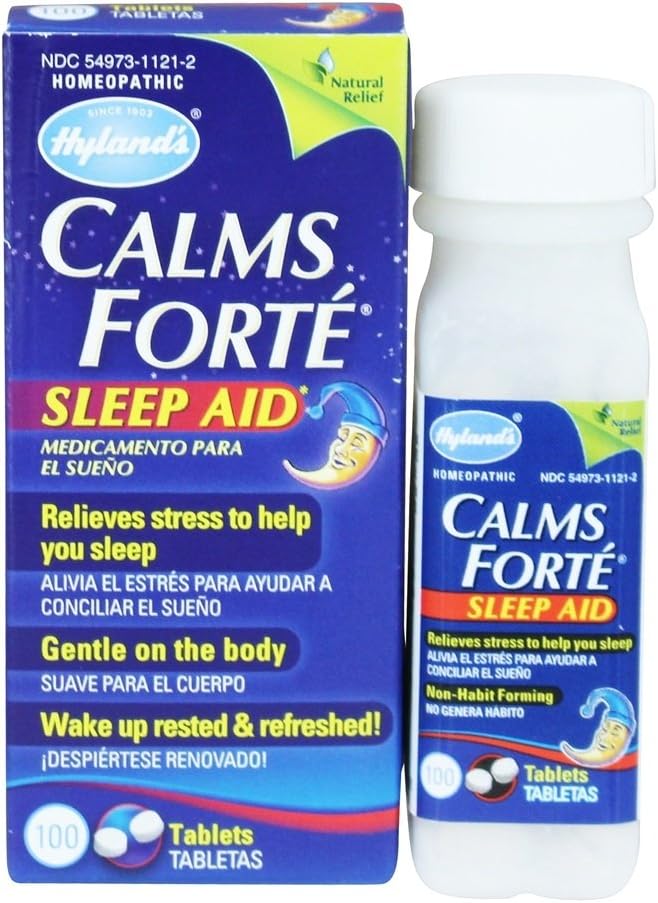 HYLANDS Calms Forte 수면 보조 정제, 100 CT