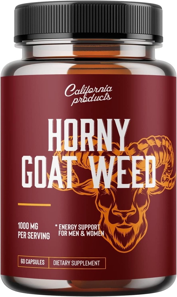 1000 mg Horny Goat Weed 추출물과 여분 힘 Tongkat Ali 뿌리 분말 자연적인 Maca 뿌리 추출물 Maca 뿌리 분말을 가진 Horny Goat Weed Complex