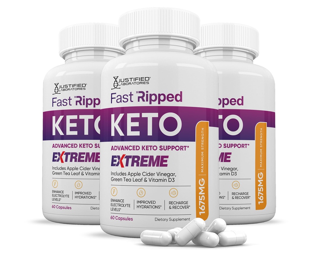 (3 팩) 빠른 Ripped Keto ACV 극단적인 알약 1675MG Keto 지원 혼합 캡슐 대안 Keto ACV Gummies 공식화한 애플 Cider Vinegar 여분 처녀 올리브 기름 분말 녹차 잎 180 캡슐