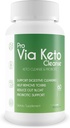 Pro Via Keto Cleanse - Toxins & Impurities 제거 - Probiotic Support와 식물 기반 천연 Keto Cleanse - 소화 세척 및 감소 된 Gut Bloat - 보조 폐기물 제거 및 해독