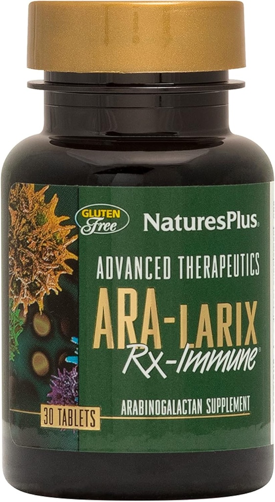 NaturesPlus 고급 치료 Ara-6 Rx 면역 건강 - 30 정제 - Hypoallergenic, 글루텐 - 무료, 채식 - 30 서빙