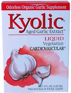 Wakunaga - Kyolic, Aged Garlic 추출물, 심혈관, 액체, 2 병, 2 fl oz (120 ml) 각각