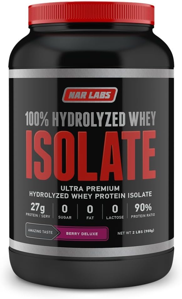 Hydrolyzed Whey Protein Isolate 2 파운드 (베리 디럭스)