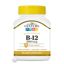 21st 세기 B-12 5000 mcg, 110 체리 맛있는 하위 언어 정제, 110 조사