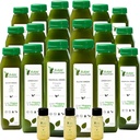 익지않는 샘에 의해 청결한 5 일 녹색 주스, 모든 자연적인 익지않는, Vegan Detox, 찬 압박되는 주스, 30의 병 12oz, 3 생강 탄