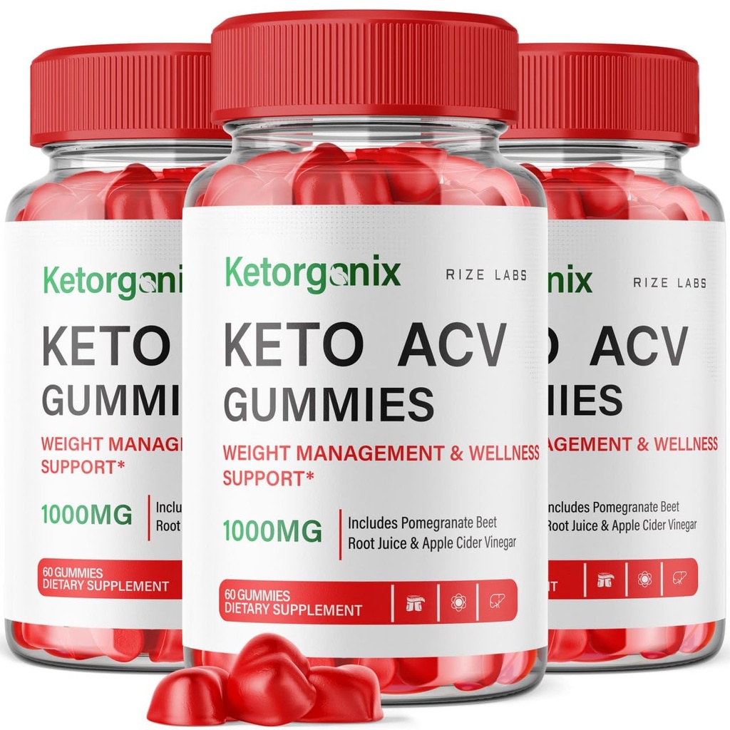 실험실 Ketorganix Keto ACV Gummies for Advanced Weight Loss Ketorganix Keto Gummies with Apple Cider Vinegar Supplement Belly Fat Gomitas Pastillas (180 Gummies) (Pack of 3)