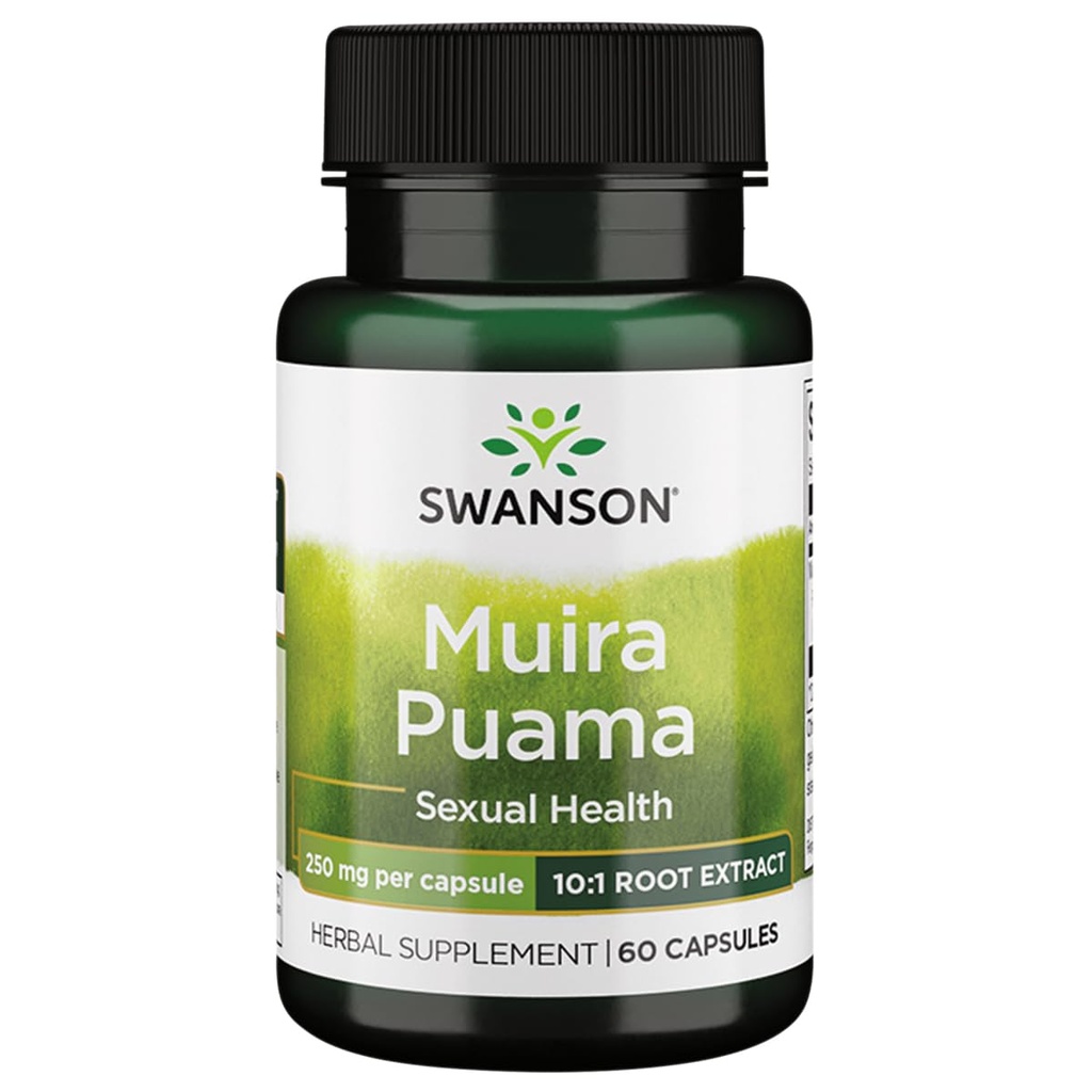 Swanson Muira Puama (10 : 1) 250 밀리그램 60 캡슐