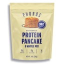 단백질 Pancake 혼합 & 단백질 와플 믹스 포로 영양, 단백질의 30g, 낮은 Carb, 높은 단백질, Keto-Friendly, Whey Protein, 전체 곡물 Oats, 전체 밀 Pancakes, 그냥 물 추가 (버터 밀크)
