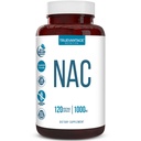 NAC 보충 (N-Acetyl Cysteine) - 1000 mg 산화 방지제 지원 - Liver 건강 및 해독 촉진 - 부스트 렁과 면역 건강 - 야채 캡슐 - 120 조사 - 60 서빙