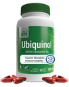 건강 목 영양 Ubiquinol 100mg 60 Softgel as Kaneka QH Reduced CoQ-10 | Stabilized - 3rd Party Tested | 향상된 생체 이용 가능 | 심혈관 및 미토콘드리아 기능 지원 | Non-GMO