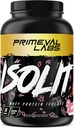 Primeval Labs ISOLIT - Whey Protein Powder, 100 % Whey Isolate, 단백질 25g, BCAA, 빠른 흡수, 쉬운 소화 (Strawberry Shortcake, 2lb)