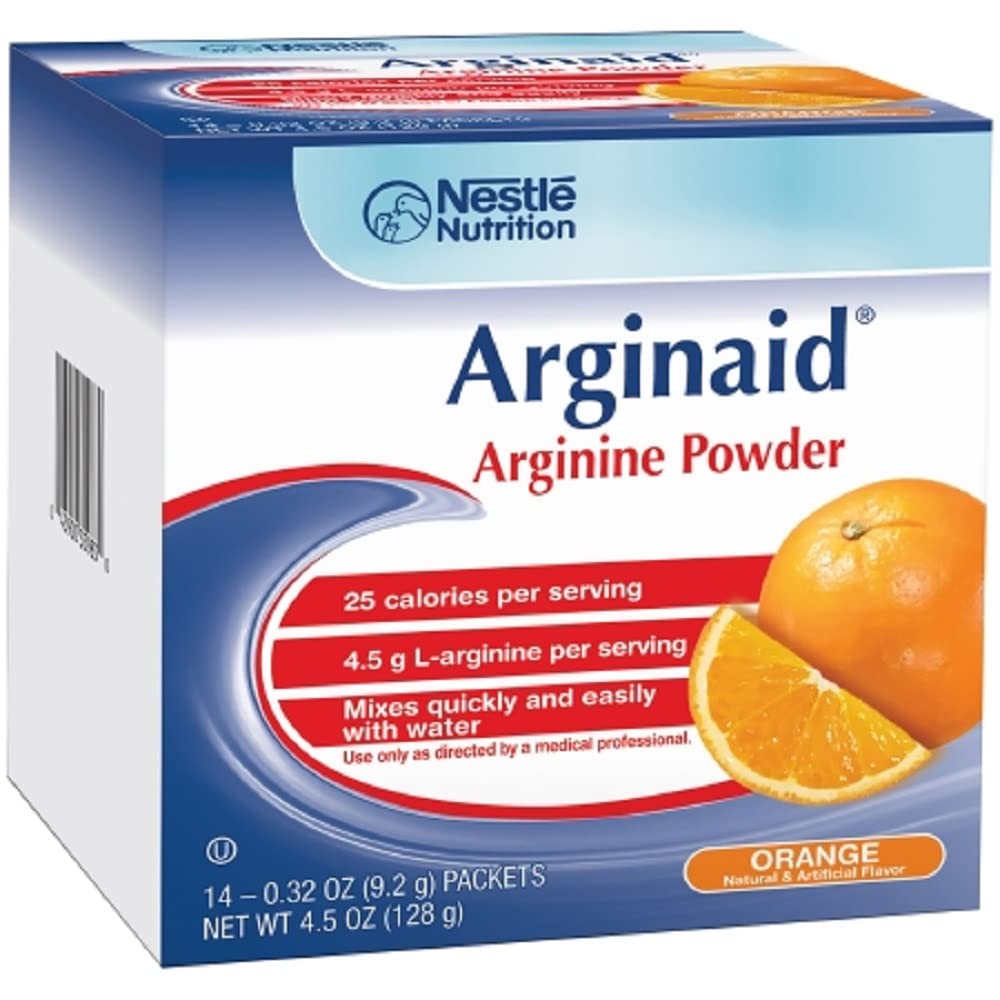 Arginine 보충 Arginaid? 주황색 .32 oz 개인적인 소포 분말 (14의 BX)