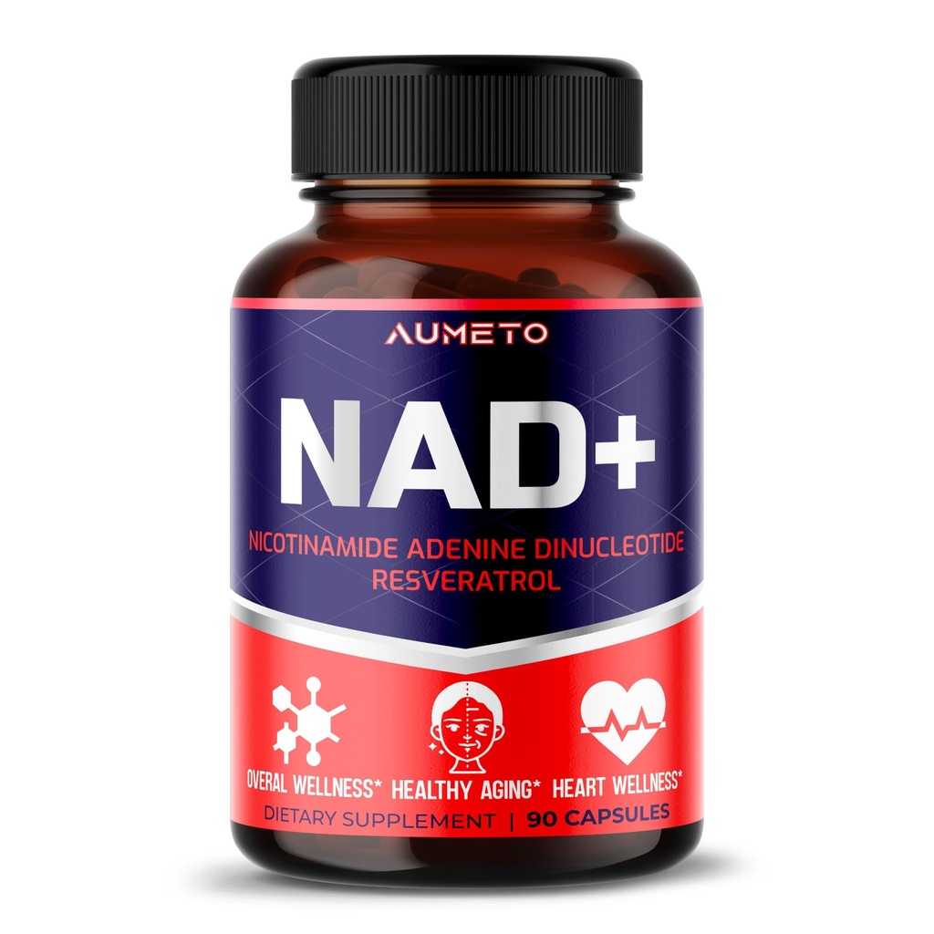 Trans-Resveratrol, Quercetin & Rhodiola를 가진 NAD+ 350mg – 세포 에너지, 건강한 시효 & 심장 웰니스 – 90의 캡슐 – 미국에서 만들어지는 비 GMO