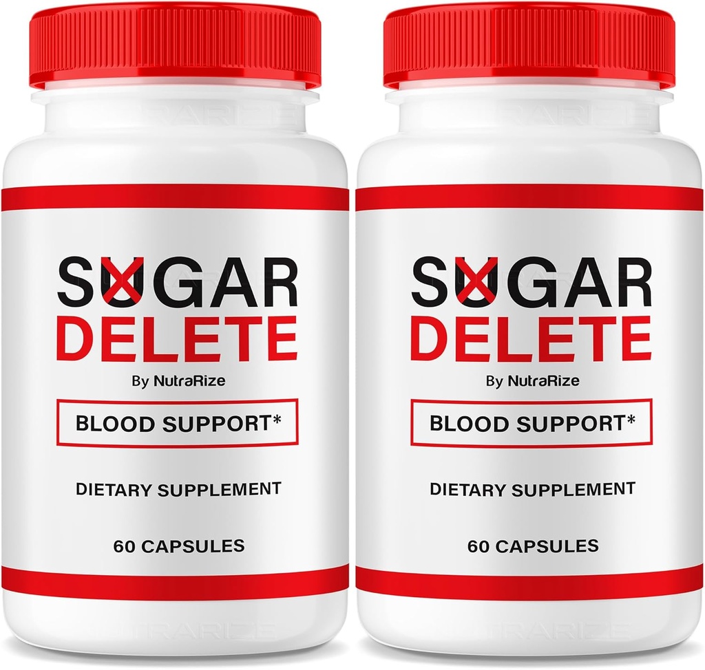 NutraRize (2 팩) Sugar Delete Capsules, 전반적인 건강을 위한 공식 지원 공식, Sugar Delete Pills to keep Healthy Stable Levels, Premium SugarDelete Pastillas Review (120 캡슐)