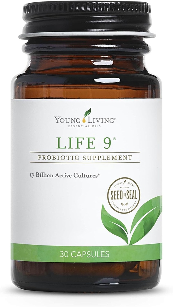 젊은 생활 9 Probiotic 보충 - 면역, Metabolism 및 Intestinal 지원 - 30 캡슐