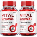 (2 팩) Vital 성장 XL Gummies - 공식 공식 - 바이알은 XL 고급 강도 공식을 성장, 바이탈은 XL 리뷰, 전반적인 건강 지원 1000mg 최대 강도 웰빙 보충 (120 Gummies)