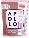 Unico Apollo Molten Chocolate Protein Powder - 20g 100 % Grass-Fed Whey Protein, Egg Albumen 및 Casein | Non-Bloating | 저탄소 및 저지방 | 16 서빙 | Non-Chalky Texture | 베스트 타스티
