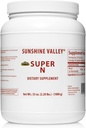 Sunshine Valley® Super N Niacinamide Powder (35 oz) - 에너지, 소화, 노화 방지 및 건강한 피부를 위한 Niacin 비타민 B3 규정식 보충교재 - 자연적인, 홍조 자유로운