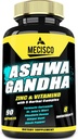 남자 & 여자를 위한 8in1 유기 Ashwagandha 보충교재 3 달 공급 - 아연을 가진 5640mg, 비타민D, 심황, St John's Wort, Rhodiola Rosea, & 더 많은 것 - 지원 몸, 면역력 - 90의 조사