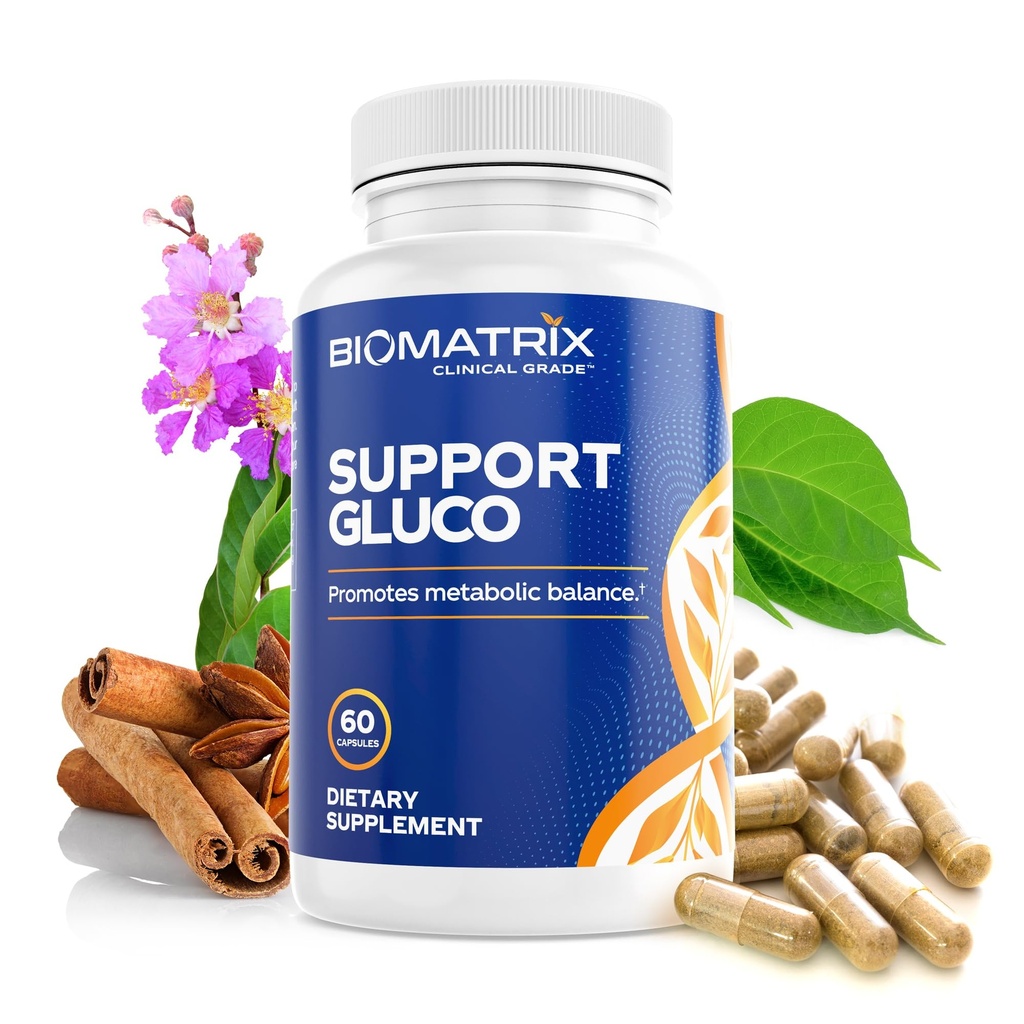 BioMatrix Metabolism 남성과 여성, 계피, 체육관, Lipoic 산, Vanadyl 황산염, 크롬 Picolinate, Bitter Melon (60 캡슐)에 대 한 보충