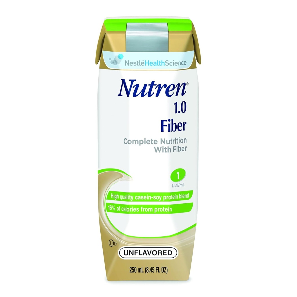 Nutren® 1.0 섬유 - Unflavored - 250 / 250 mL 포장 250 mL Tetra Prisma - 24 케이스