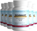 Ocusharp Vision Health Formula with Zeaxanthin, Lutein, Bilberry Exrtract, Eyebright & More - 아이 비타민 보충, 60 캡슐 (6)