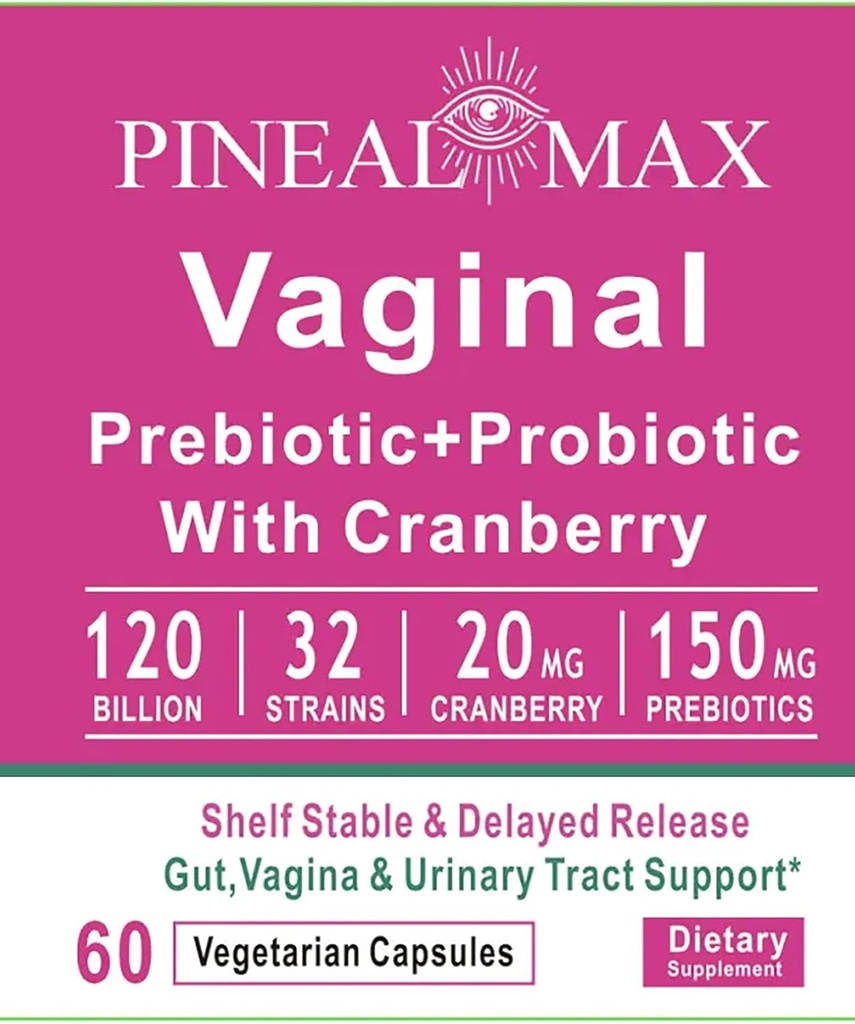 Cranberry, 120 Billion CFU, 32 Strains, 150mg Prebiotics를 가진 질 Prebiotic+Probiotic