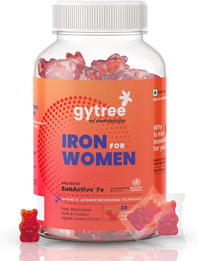 여자를 위한 Gy.Tree 철 Gummies, SunActive Fe 공식, 30 조사, 임신 안전