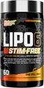 Nutrex 연구 Lipo6 자극제 무료 체중 감소 & 식욕 억제제 다이어트 알약 – Thermogenic Belly Fat Burner, Combat Cravings, Boost Metabolism – 60 서빙