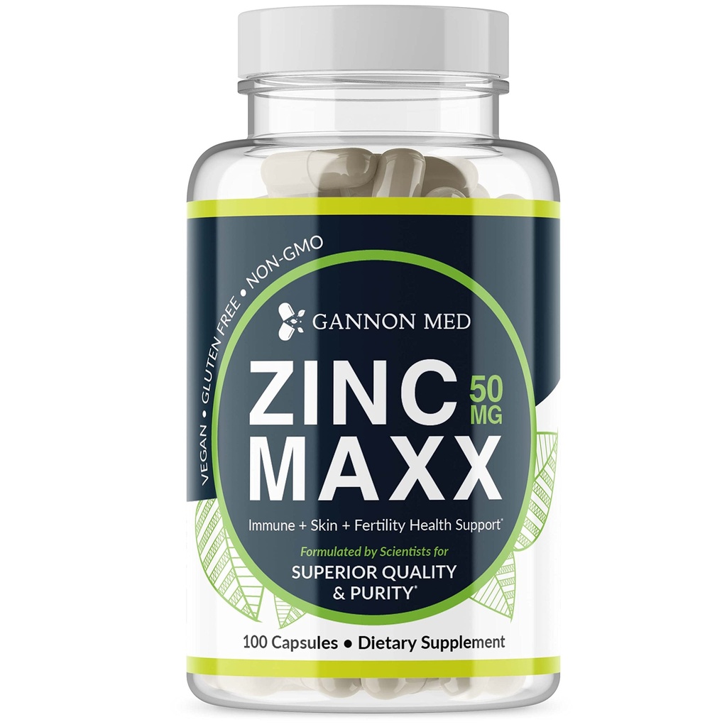 아연 Maxx 100 캡슐, 아연 Gluconate Immune 부스터 Reproductive 건강, 피부 관리, & Immune 부스터 - 3+ 월 공급 | 남성 및 여성을위한 높은 효능 면역 지원 보충교재