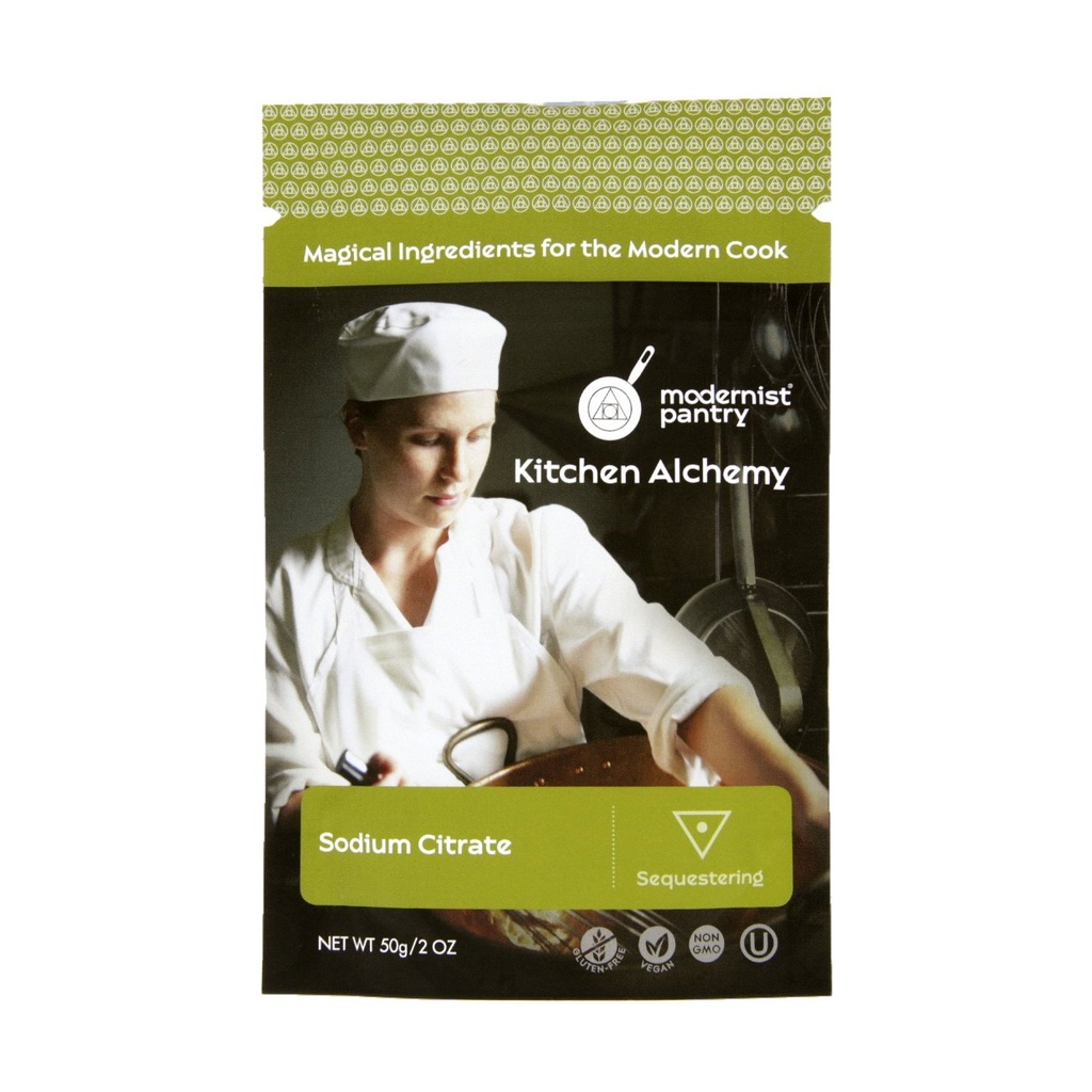 순수한 나트륨 구연산염  Non 비 GMO 글루텐 자유로운 Vegan OU Kosher는 증명했습니다 (물자 Gastronomy) - 50g/2oz