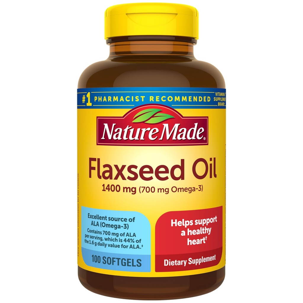 성격은 여분 힘 Flaxseed 기름 1400 mg의 물고기 자유로운 오메가 3 보충교재, 심장 건강 지원을 위한 규정식 보충교재, 100 Softgels, 100 일 공급을 만들었습니다