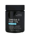 스포츠 연구 Omega-3 물고기 기름, 세 배 힘, 60 Softgels