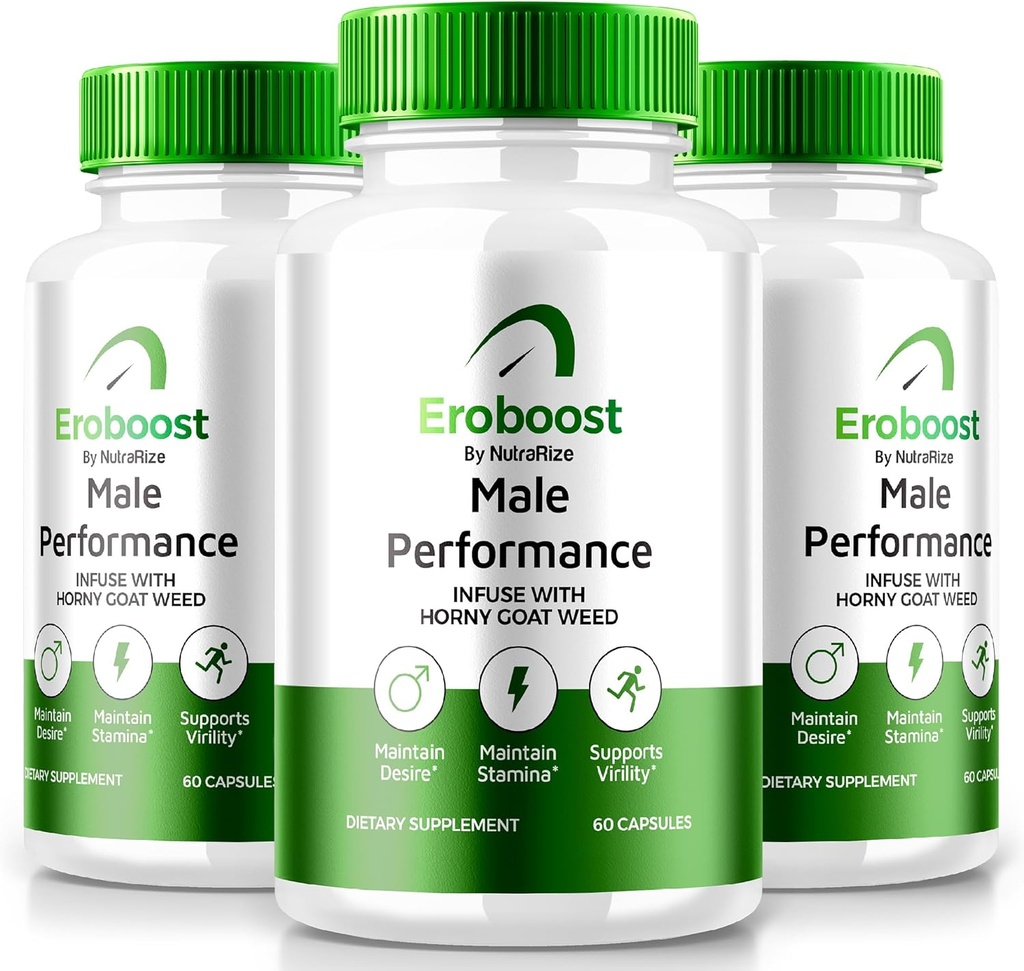 (3 팩) 남자를 위한 Eroboost 보충교재, Eroboost 남성 보충교재, 최고 성과를 지원하기 위하여 매일 영양 및 전반적인 웰빙, 공식적인 Ero Boost 공식 검토 (180의 캡슐)