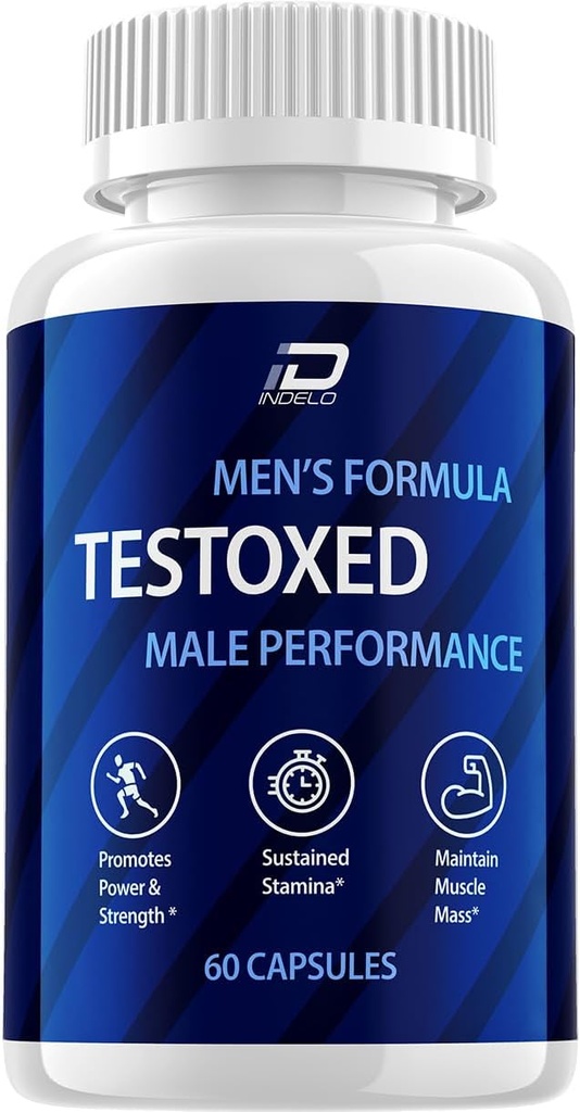 Testoxed 캡슐 보충교재, Testoxed 진보된 남자 웰니스 지원, 공식적인 Testoxed 최대 힘 에너지 성과, Testoxed 우수한 규정식 검토 (1 팩 - 60의 캡슐)