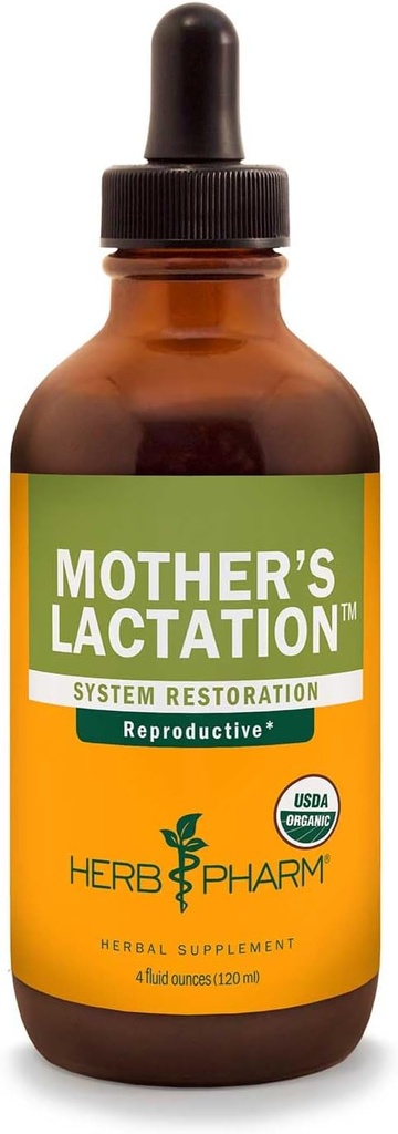 허브 Pharm 어머니의 Lactation 액체 초본 공식 Fenugreek 액체 추출물 - 4 Ounce