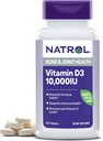 Natrol 비타민 D3 10,000 IU 정제, 면역력을 지원, 60 조사