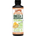 Barlean's Ginger Peach Vegan Omega 3 보충교재, 630 mg EPA & DHA를 가진 액체 조류 기름, Algal 기름, 비 GMO & 글루텐 자유로운, 16 oz에서 근거한 Omegas