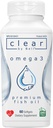 Bell Clear Pure Omega 3 Fish Oil Supplements, 서빙 당 2000 mg - Burp Free Premium, Clean and Clear, No Fishy Taste and No repeats (burps), Cholesterol Free, GMO 및 알레르기 무료, 60 Softgels